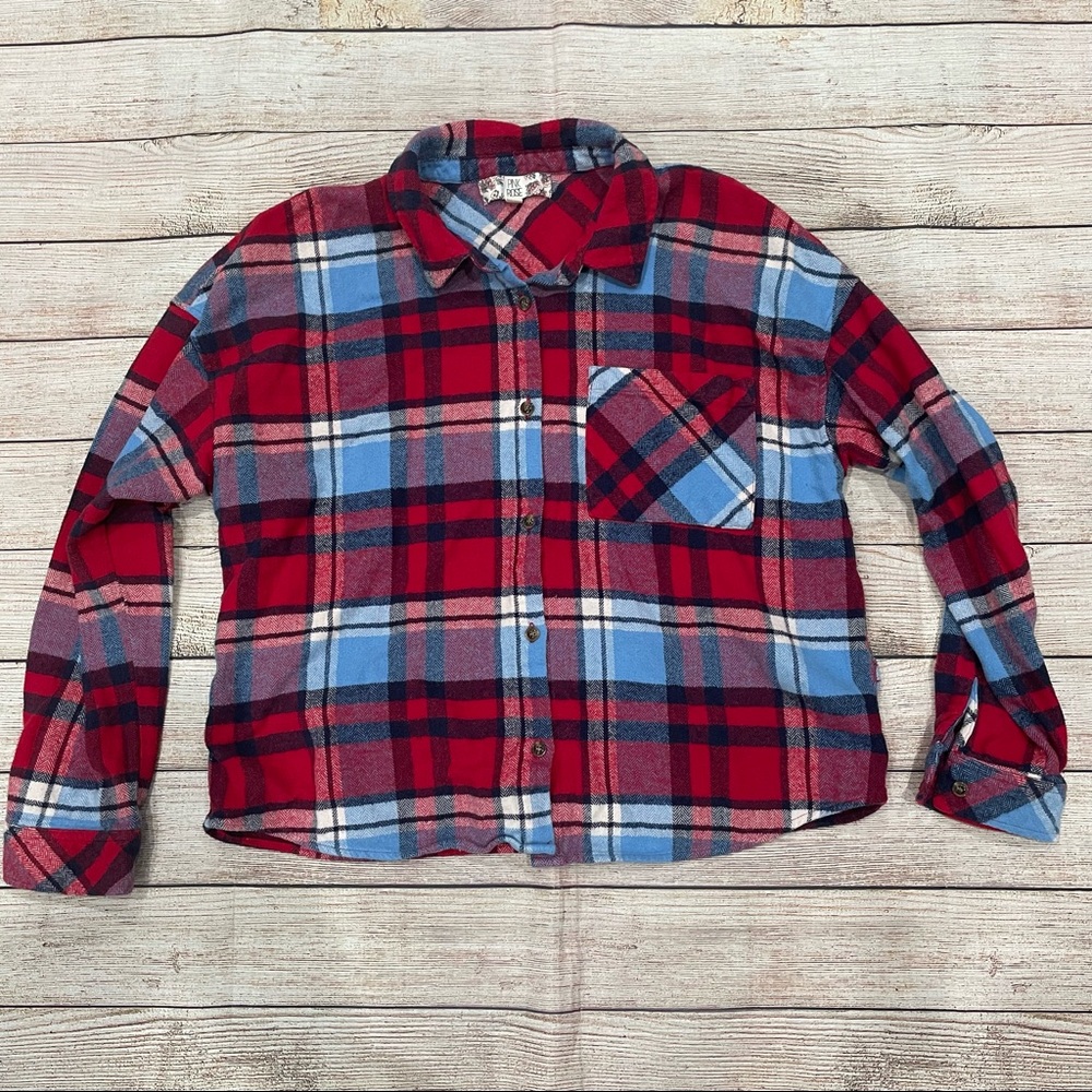 Red and Blue Plaid Flannel